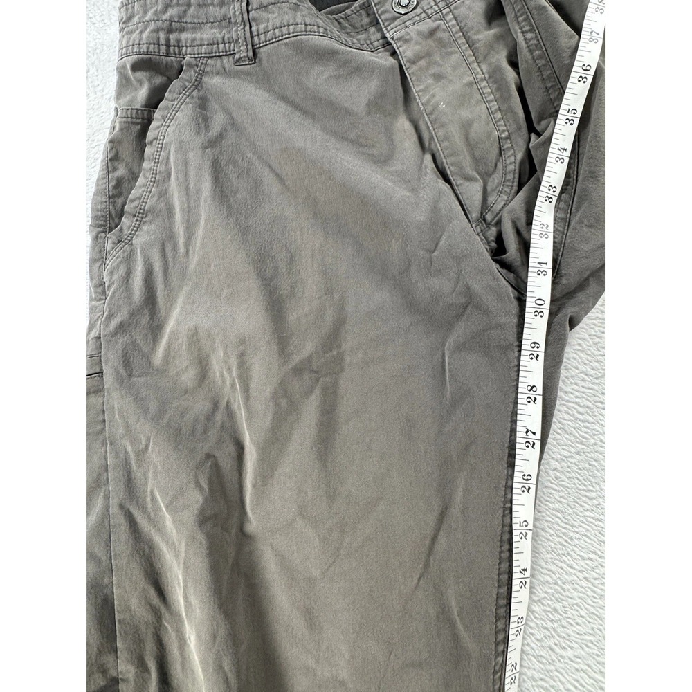 Kuhl Slax Pants Men's 35x32 Gray Casual Travel Stretch Performance Chinos - Picture 7 of 9